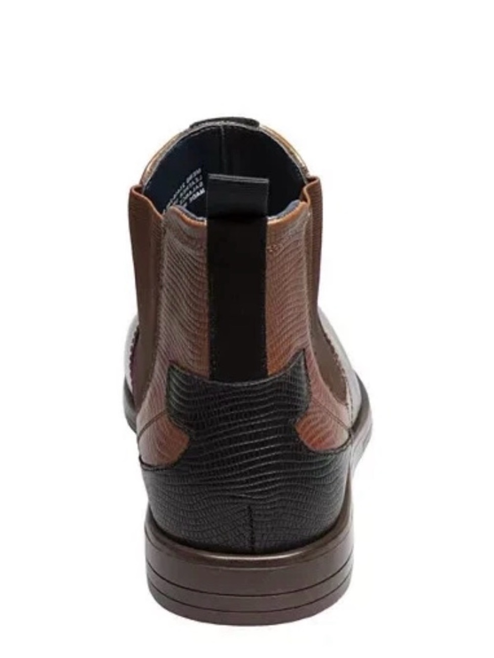 🖤🖤 Stacy Adams Men's Rayford Plain Toe Chelsea Boots 12M NWT - Picture 5 of 7
